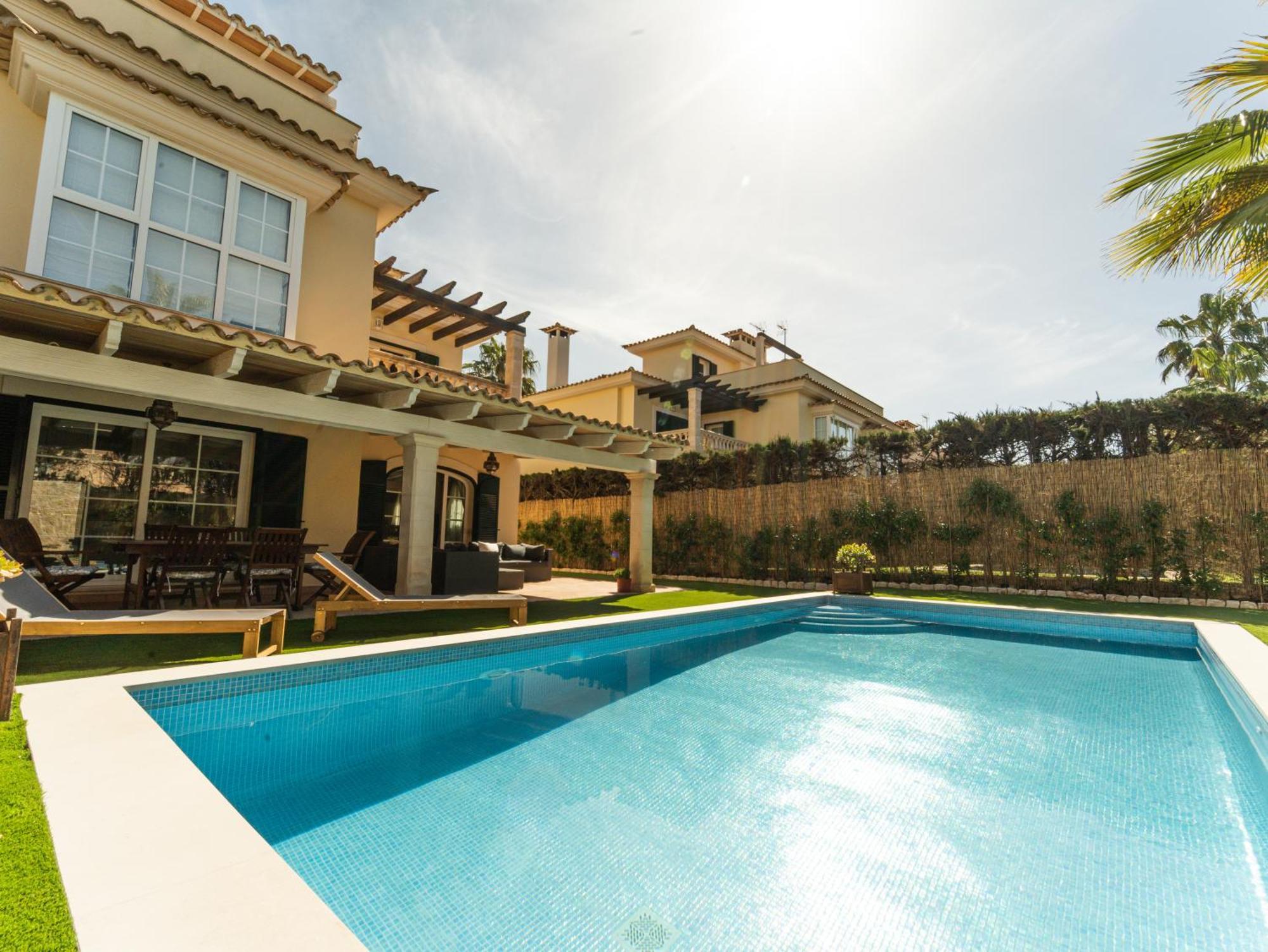 Casa Pinsa - Grosszuegiges Mediterran-Stilvolles Ferienhaus Mit Eigenem Pool In Puig De Ros Llucmajor  Esterno foto
